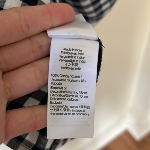 Jcrew Factory| NWT Gingham Tank XS - Picture 5 of 5